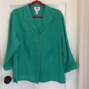 Talbots, Women’s 3/4 Length sleeves. Irish linen.